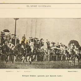 3. Un salto del caballo Cyrano. Año 1901.