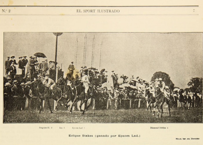 3. Un salto del caballo Cyrano. Año 1901.