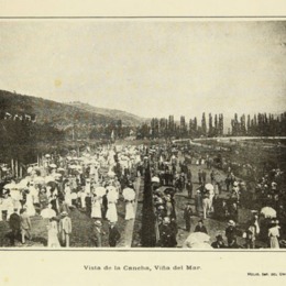 4. Competencia de caballos en Viña del Mar. Año 1901.