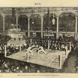 15. Pelea de box. Año 1902.