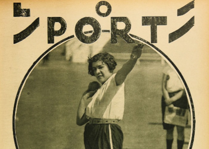 1. Eugenia Miquel, atleta, lanzadora de la bala. Los Sports, 1926.