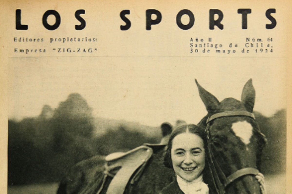 3. Anita Burton, equitadora porteña. Los Sports, 1924.