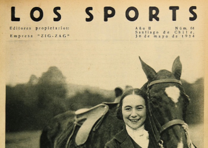 3. Anita Burton, equitadora porteña. Los Sports, 1924.