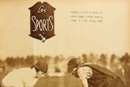 7. Jugadoras de hockey practicando en Santiago. Los Sports, 1928.