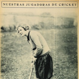 10. Lily Hyslop, jugadora de cricket. Los Sports, 1924.