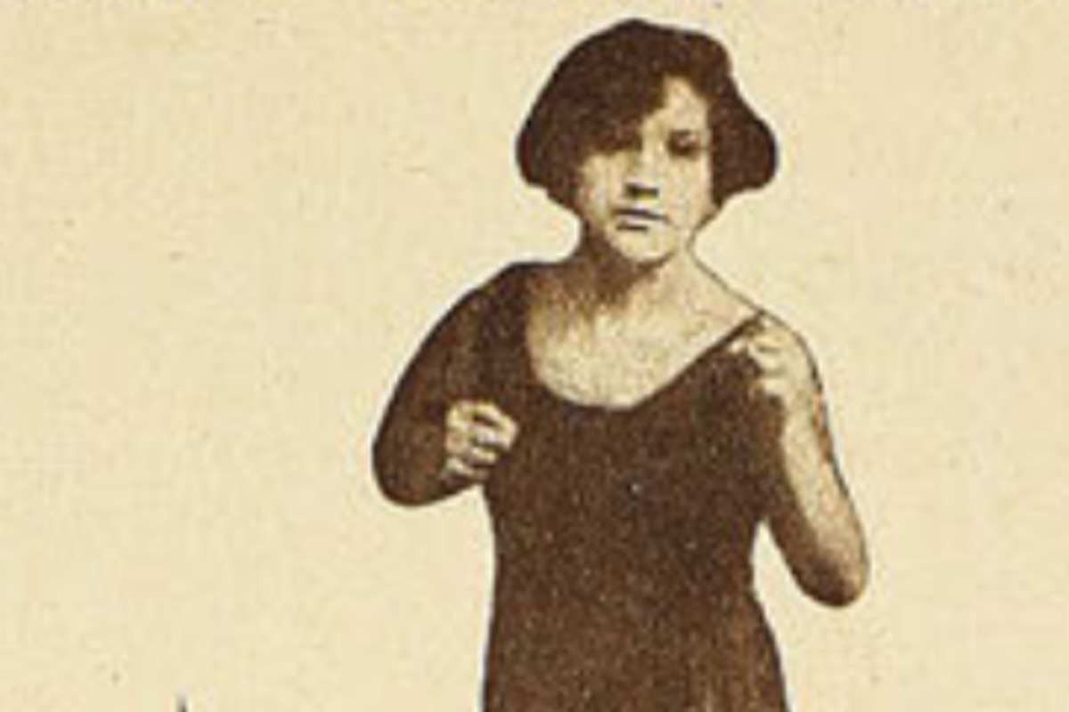 12.	Mercedes Calderón, boxeadora. Los Sports, 1924.