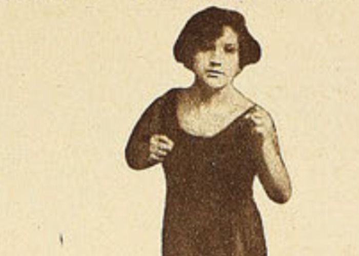 12.	Mercedes Calderón, boxeadora. Los Sports, 1924.