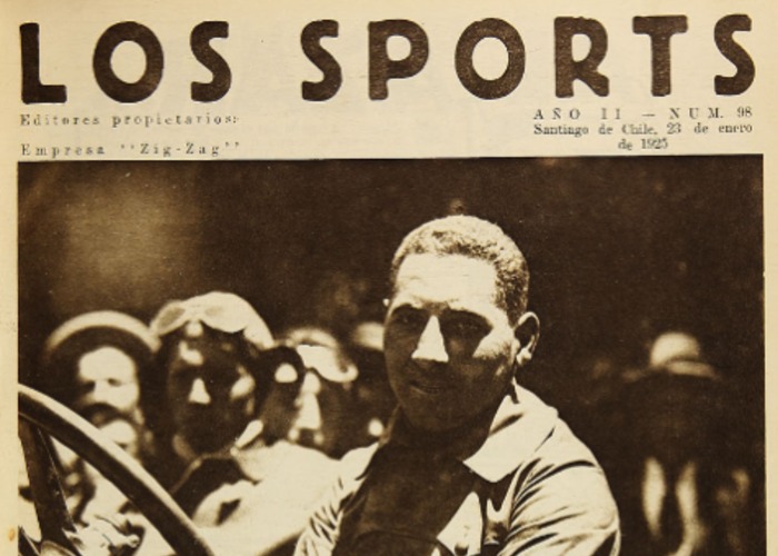 1. Aladino Azzari en la portada de Los Sports. 23 de enero de 1925.