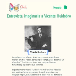 Entrevista imaginaria a Vicente Huidobro