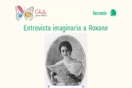 Entrevista imaginaria a Roxane