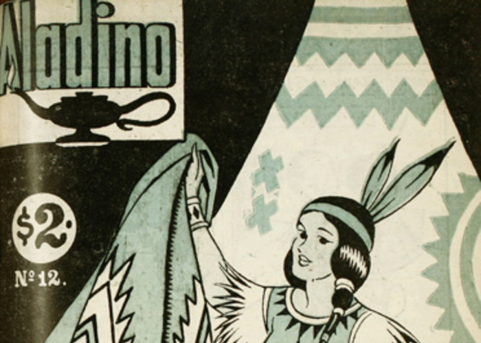 5. Portada de revista Aladino,  número 12, 20 de octubre de 1949.