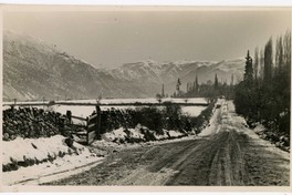 1. Camino a San José de Maipo alrededor de 1930.