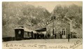 10. Estación Uspallata del Ferrocarril Trasandino, en la Cordillera, año 1905.