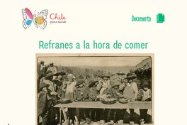 Refranes a la hora de comer