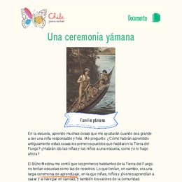 Una ceremonia yámana