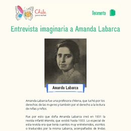 Entrevista imaginaria a Amanda Labarca