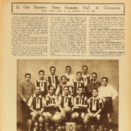 2. Club Deportivo Arturo Fernandez Vial, de Concepción, en 1926.  Revista Los Sports 180 (1926).