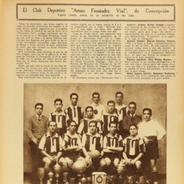 2. Club Deportivo Arturo Fernandez Vial, de Concepción, en 1926.  Revista Los Sports 180 (1926).