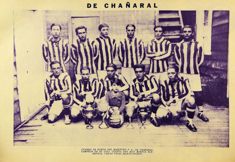 5. Marítimo Footbal Club de Chañaral en 1929. Revista Los Sports 350 (22 de noviembre, 1929).