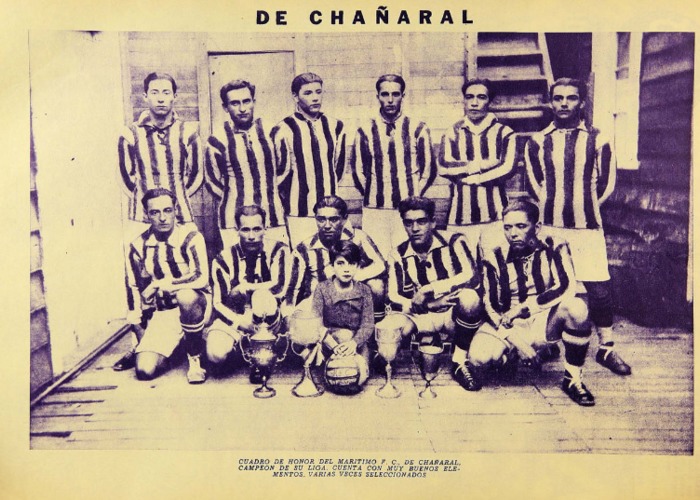 5. Marítimo Footbal Club de Chañaral en 1929. Revista Los Sports 350 (22 de noviembre, 1929).