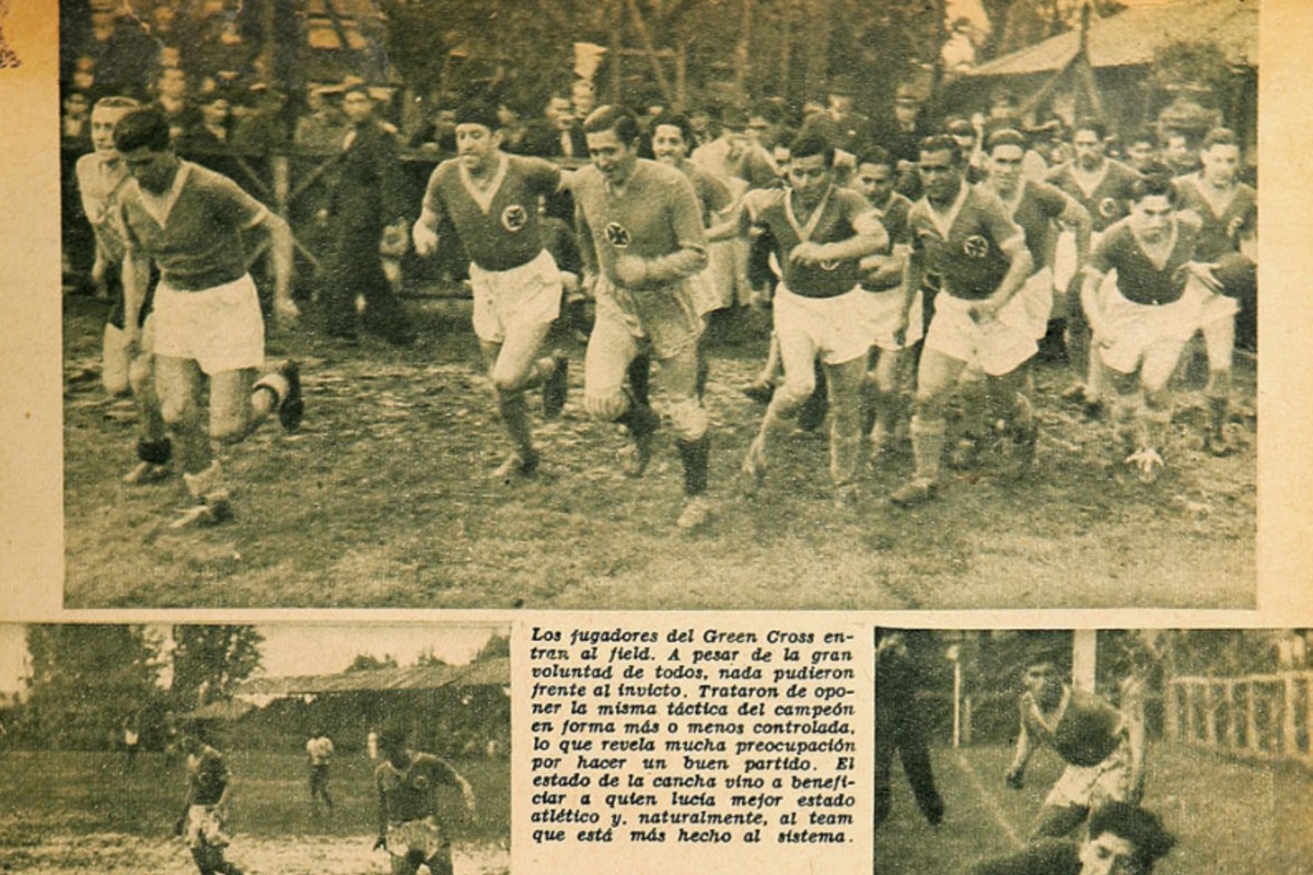 7. Green Cross, de Santiago. Revista  Estadio 5 (Noviembre, 1941).