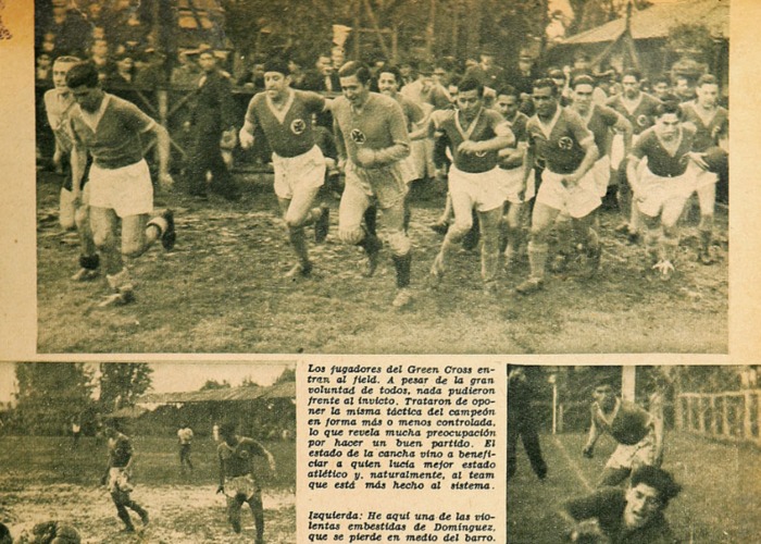 7. Green Cross, de Santiago. Revista  Estadio 5 (Noviembre, 1941).