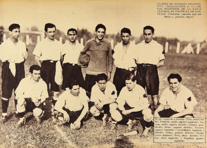 8. Magallanes Footbal Club en 1927. Los Sports 226 (8 de julio 1927).