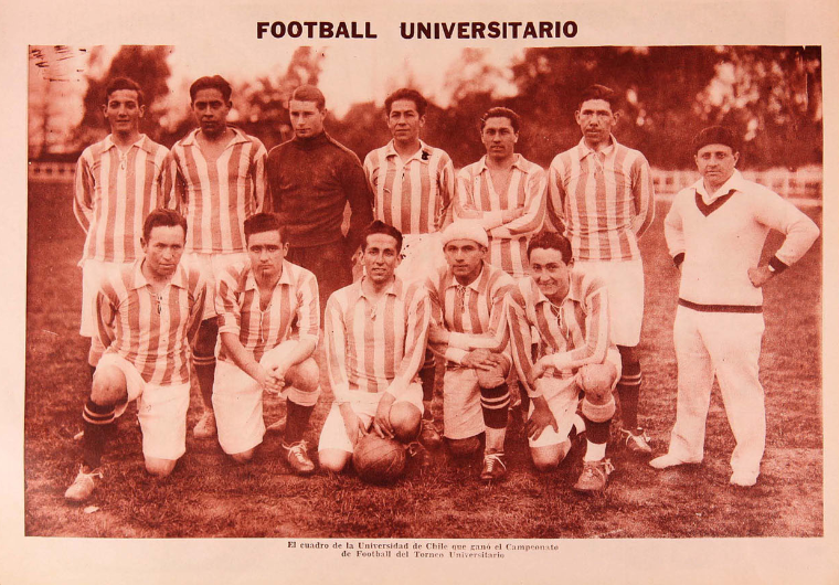 12. Universidad de Chile en 1929. Revista Los Sports 345 (18 octubre 1929).