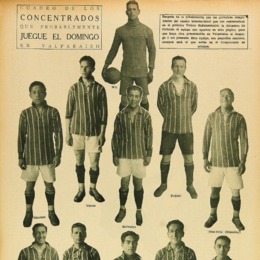 3. Equipo de la selección chilena de 1926.