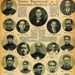 6. Jugadores y posiciones de la selección de 1930.