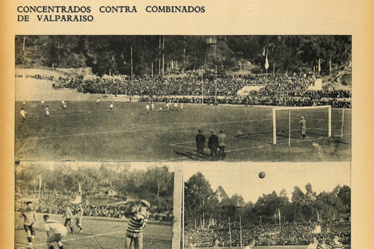 7. Entrenamiento de la selección chilena (concentrados) contra jugadores de distintos clubes de Valparaíso.