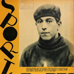 10. Guillermo Saavedra, jugador de la selección chilena, en la portada de la revista Los Sports.