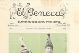 1. Rosita Harrison. El Peneca 3, 7 de diciembre de 1908.