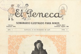 1. Rosita Harrison. El Peneca 3, 7 de diciembre de 1908.