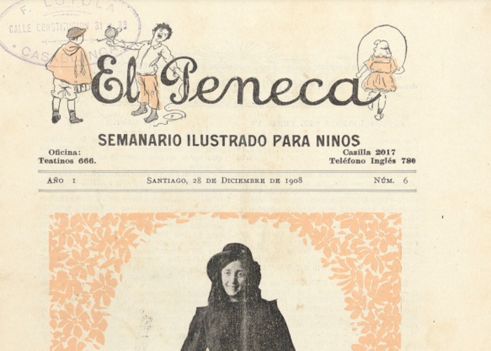 1. Rosita Harrison. El Peneca 3, 7 de diciembre de 1908.