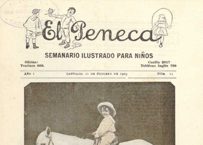 6. Jorge Balmaceda. El Peneca 14, 22 de febrero de 1909.