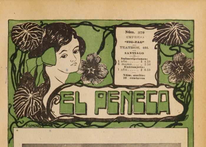 10. Oscar Braun Menéndez. El Peneca 379, 21 de febrero de 1916.