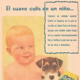 3. Publicidad del jabón para niños Flores de Pravia. Revista Familia 285 (Noviembre 1940).