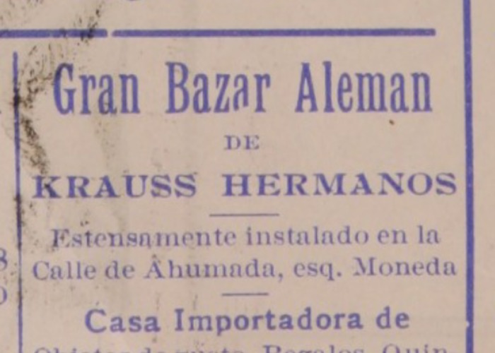 11. Publicidad del Gran Bazar Alemán y sus juguetes. La Lira chilena 1 (5 de enero 1902).