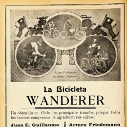 13. Publicidad de la bicicleta Wanderer. Revista Negro y Blanco 1 (1 de diciembre 1911)