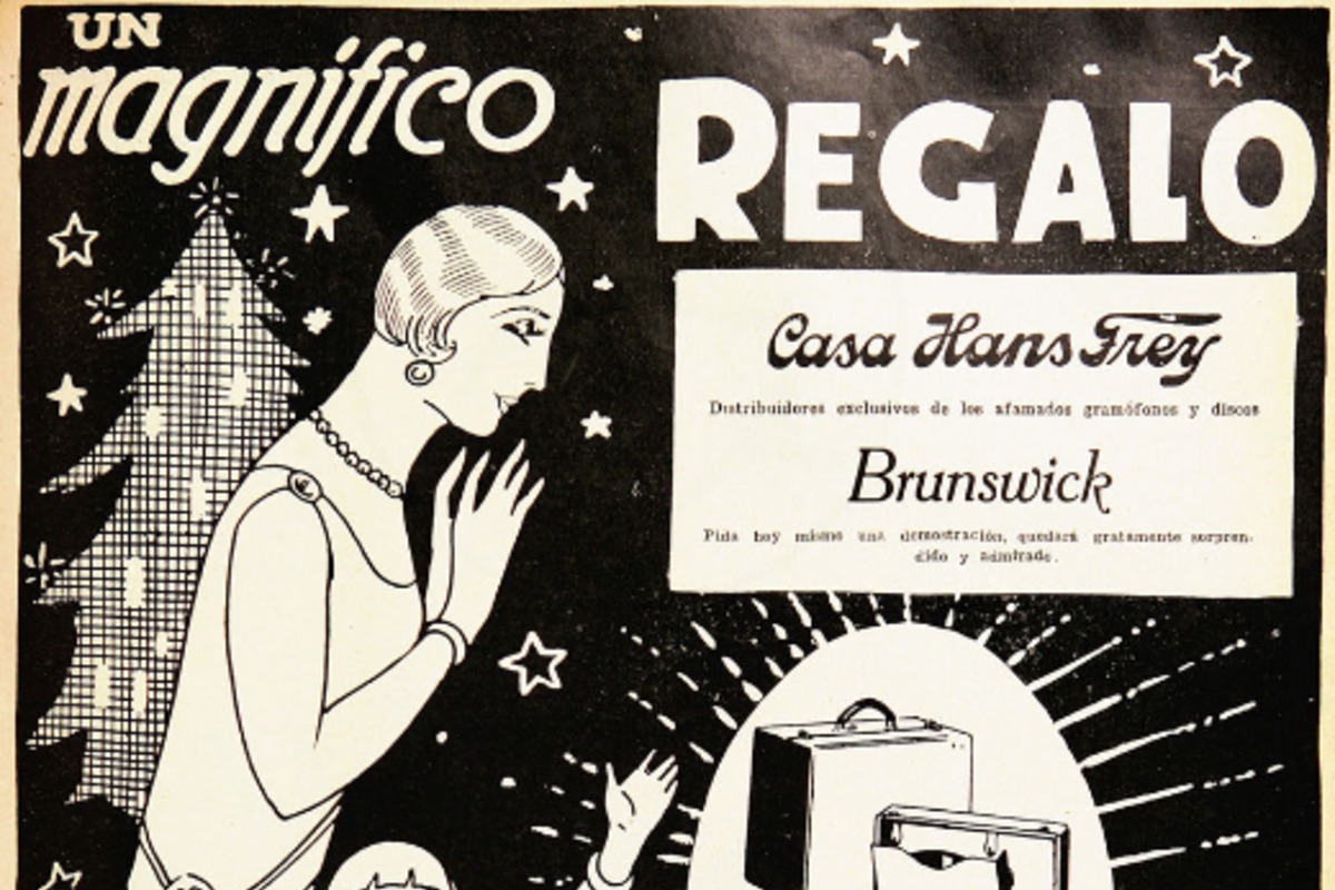 14. Publicidad de reproductores de música de la Casa Hans Frey. Revista Para todos 6 (1927).