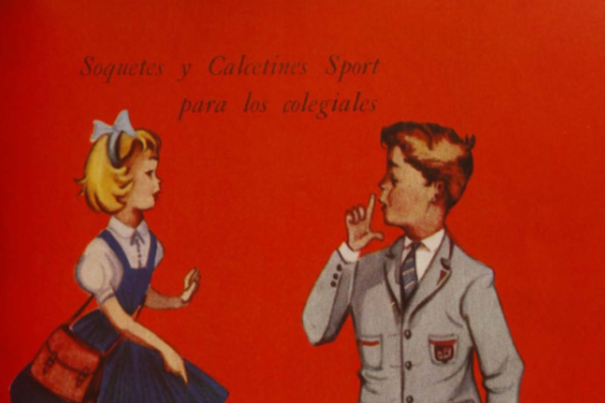19. Publicidad de calcetines para niñas y niños Lavan. Revista Eva 726 (27 febrero 1959).