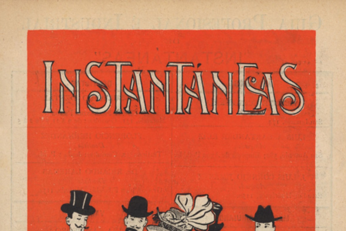1. Portada de Instantáneas 20 (12 de agosto de 1900).