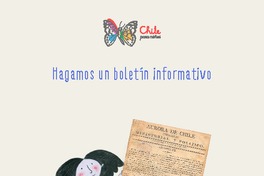 Hagamos un boletín noticioso