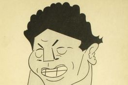 6. Caricatura de  Arturo Godoy por Antonio Romera.