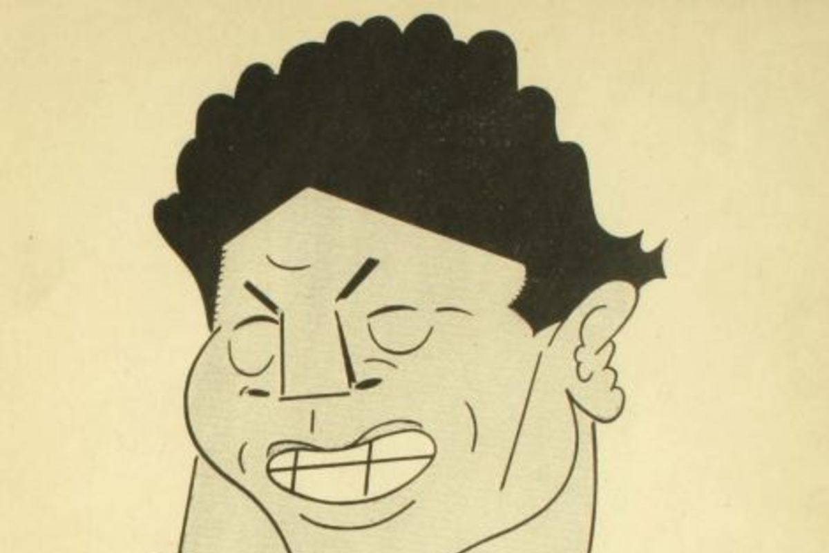 6. Caricatura de  Arturo Godoy por Antonio Romera.