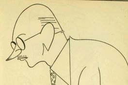 8. Caricatura de Guillermo Feliú por Antonio Romera.