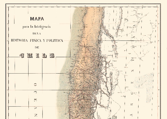Mapa de Chile por Claudio Gay