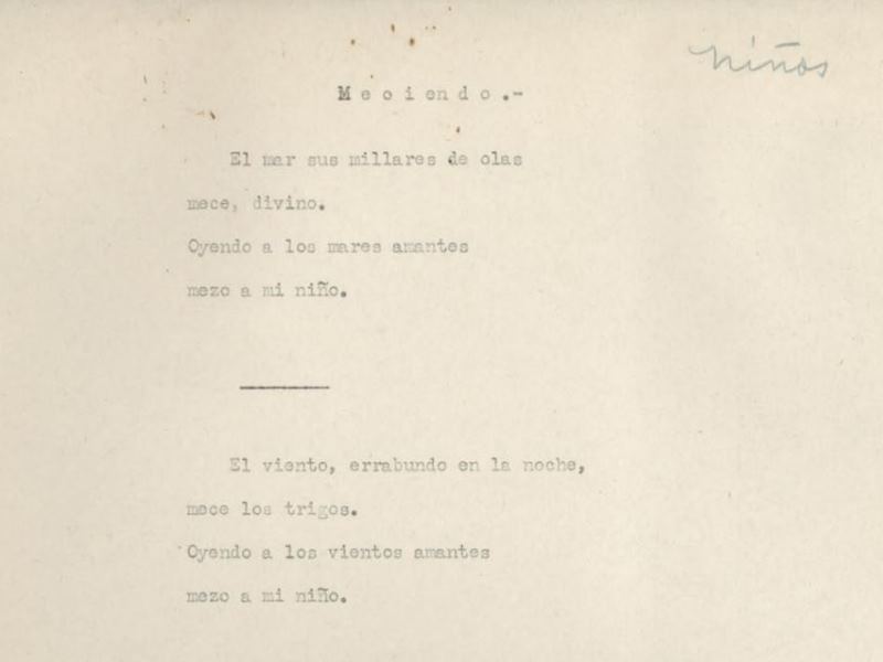 La voz de la poeta