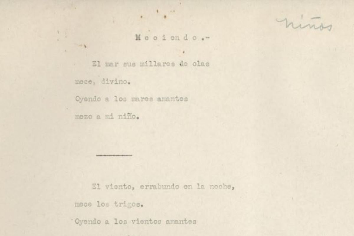 La voz de la poeta